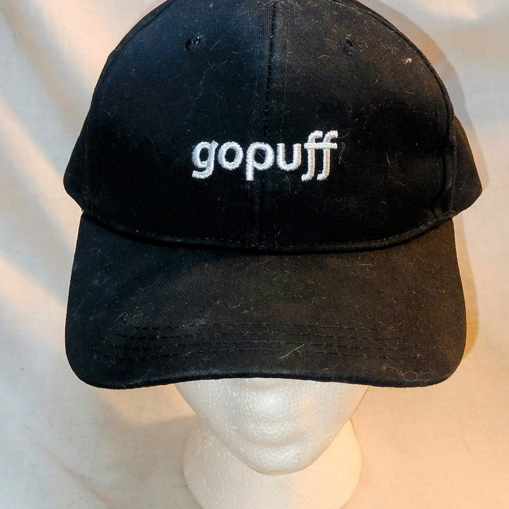 Gopuff Black Baseball Cap Adjustable New Without Tags.